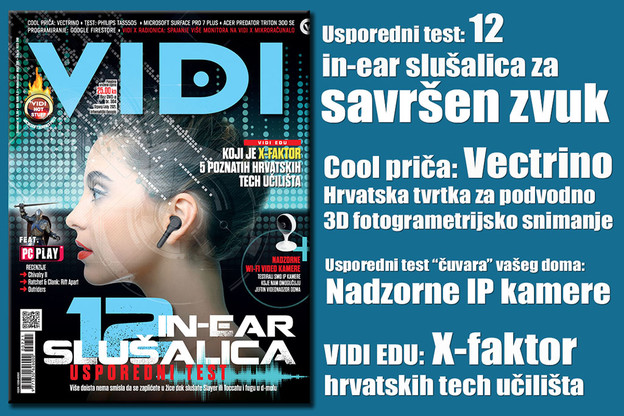 NOVI VIDI: In-ear slušalice i nadzorne kamere NOVI VIDI: In-ear slušalice i nadzorne kamere