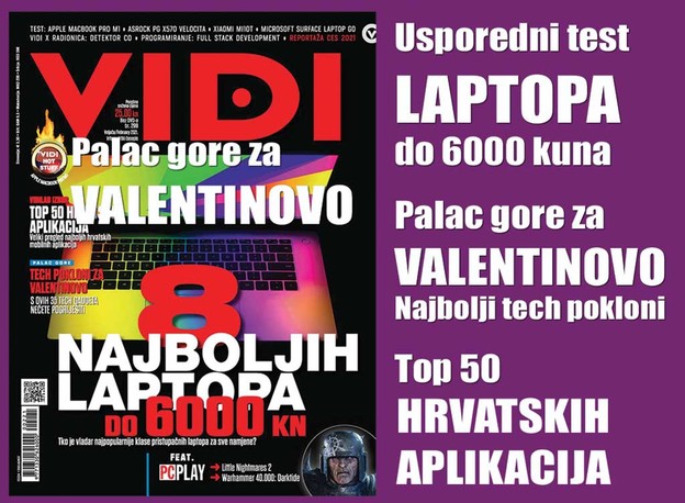 NOVI VIDI: Top laptopi i Top hrvatske aplikacije NOVI VIDI: Top laptopi i Top hrvatske aplikacije