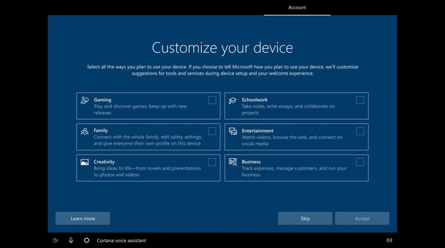 Podešavanje Windowsa 10 će biti znatno olakšano Podešavanje Windowsa 10 će biti znatno olakšano