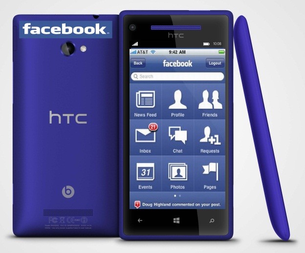 Procurile specifikacije HTC Facebook Phonea