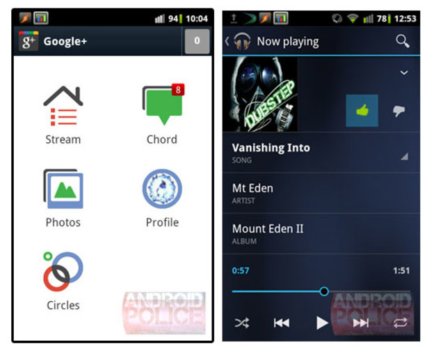 Procurili Google Music 4.0  i Google+ 2.0 za Android