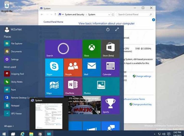 Procurjele slike novog builda Windowsa 10 Procurjele slike novog builda Windowsa 10