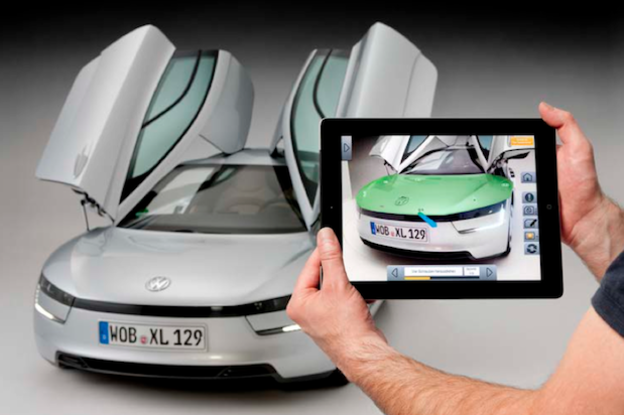 Proširena stvarnost za servisiranje Volkswagena XL1 Proširena stvarnost za servisiranje Volkswagena XL1