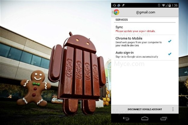 Prva sličica KitKat Androida koji radi na Nexusu 5 Prva sličica KitKat Androida koji radi na Nexusu 5