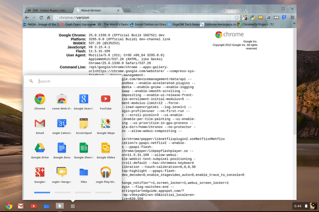 Prvi screenshot Chrome OS-a za Touchscreen Chromebook