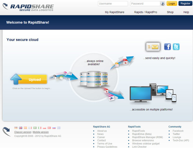 Rapidshare uklonio limit brzine Rapidshare uklonio limit brzine