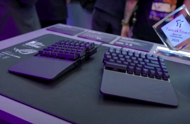 ROG Falcata je razdvojiva gamerska tipkovnica