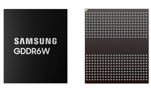 Samsung GDDR6W udvostručuje performanse i kapacitet