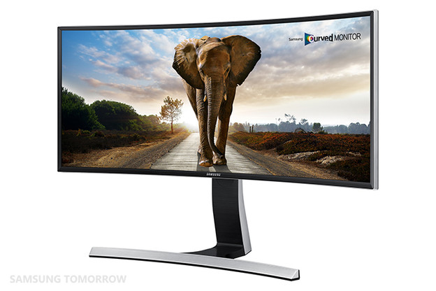 Samsungov zakrivljeni superširoki PC monitor Samsungov zakrivljeni superširoki PC monitor