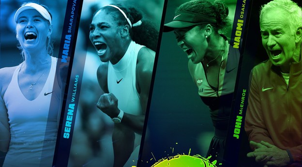 Serena Williams i John McEnroe na Mario Tennis turniru