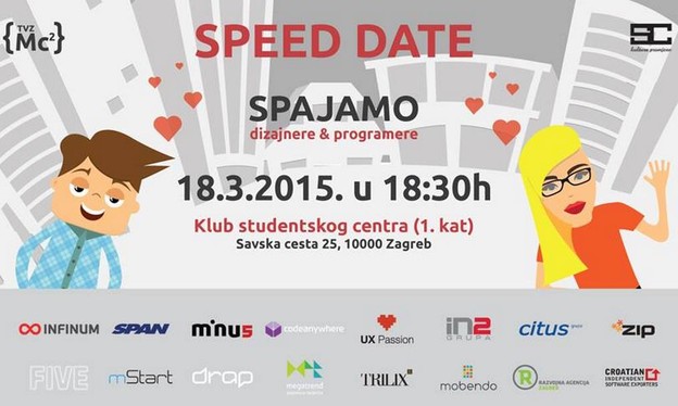 Speed Date za dizajnere i programere u Zagrebu Speed Date za dizajnere i programere u Zagrebu