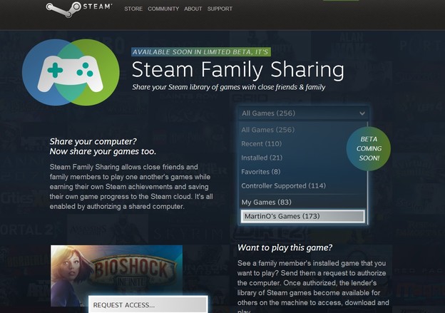 Steam pokreće platformu za posuđivanje igara među članovima