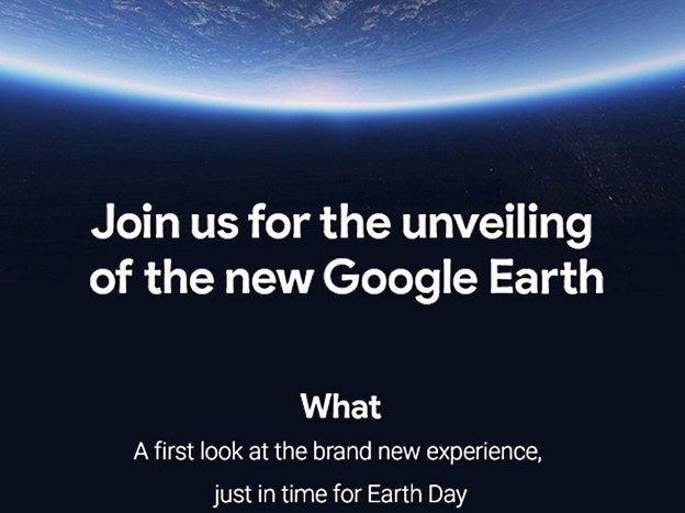 Stiže potpuno novi Google Earth