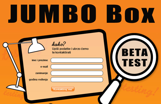 Testirajte JUMBO Box