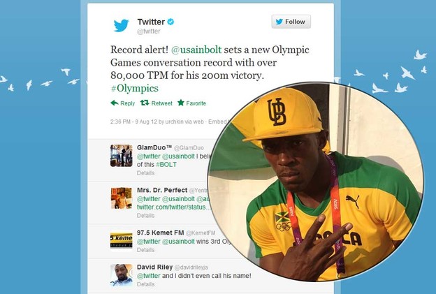 Usain Bolt oborio rekord Twittera Usain Bolt oborio rekord Twittera