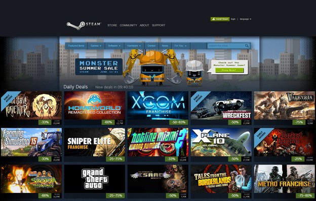 Velika ljetna rasprodaja Linux igara na Steamu Velika ljetna rasprodaja Linux igara na Steamu