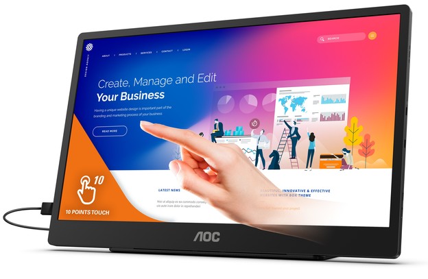 VIDEO: AOC lansirao novi prijenosni touch screen monitor