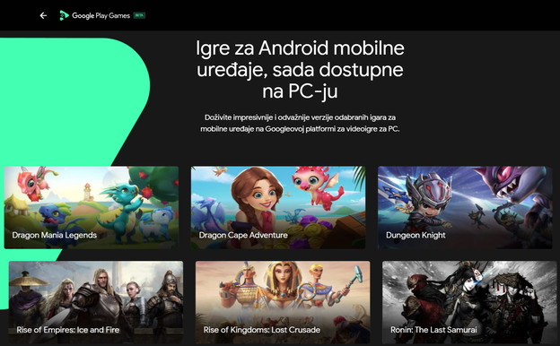 VIDEO: Google Play Games za PC