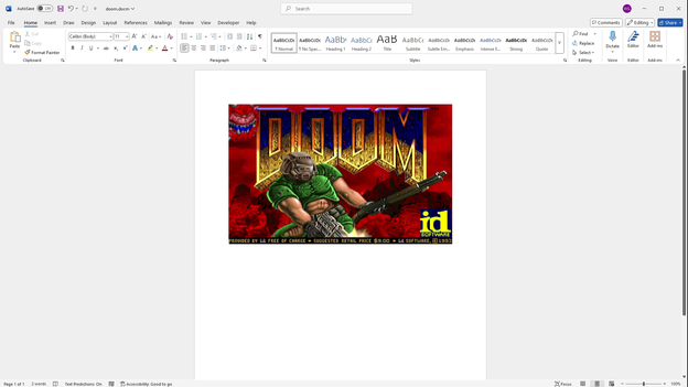 VIDEO: Igrajte Doom u Word dokumentu VIDEO: Igrajte Doom u Word dokumentu