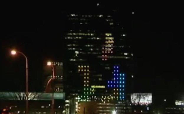 VIDEO: Igranje na neboderu za 30 godina Tetrisa