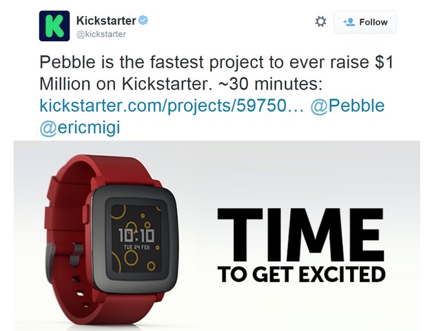 VIDEO: Pebble zaradio milijun dolara za 30 minuta