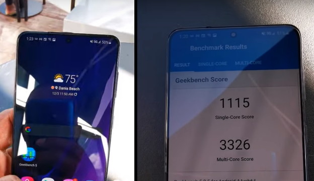 VIDEO: Procurio Galaxy S21 s benchmarkom VIDEO: Procurio Galaxy S21 s benchmarkom