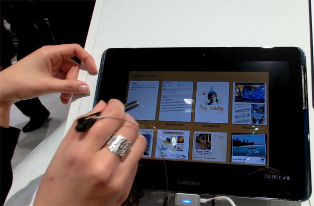 Video: Samsung Galaxy Note 10.1 - First touch