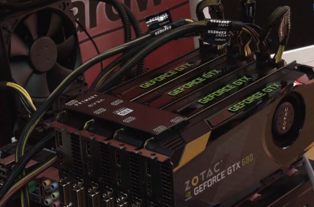 VIDEO TEST: Quad-SLI Geforce GTX 680