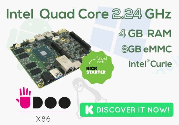 VIDEO: UDOO X86 je 10 puta jači od Raspberry Pi VIDEO: UDOO X86 je 10 puta jači od Raspberry Pi