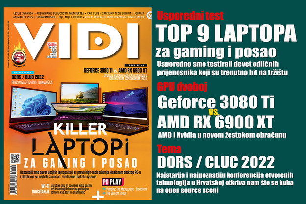 VIDI 315: Usporedni test gaming laptopa i GPU dvoboj