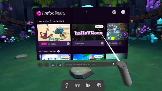 VR surfanje i praćenje financija VR Firefoxom VR surfanje i praćenje financija VR Firefoxom