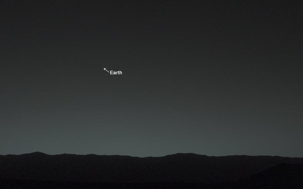 Curiosity snimio "večernju zvijezdu" Zemlju