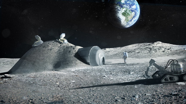 Gradnja baze na Mjesecu pomoću 3D printera
