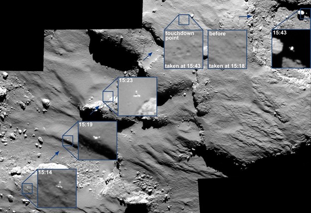 Pogledajte kako je Philae skakutao po kometu Pogledajte kako je Philae skakutao po kometu
