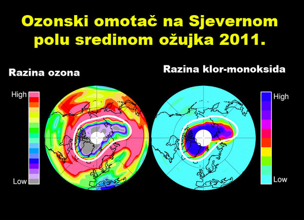 Razjašnjena ozonska rupa na Sjevernom polu