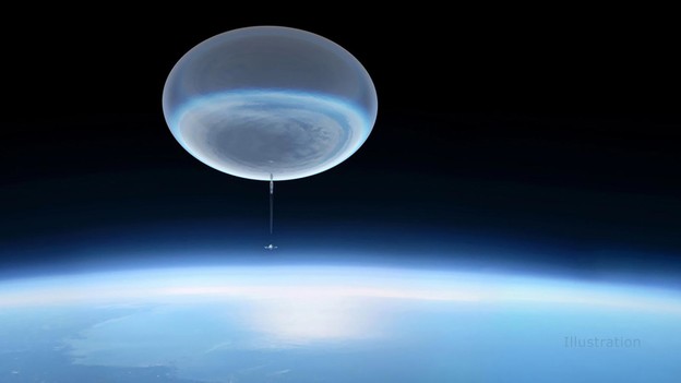 Stratosferski balon veličine nogometnog igrališta Stratosferski balon veličine nogometnog igrališta
