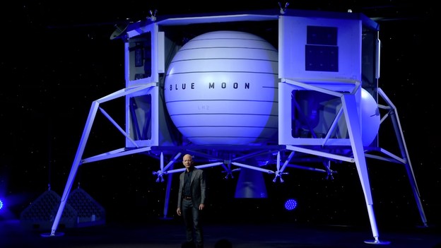 VIDEO: Bezos predstavio veliki Mjesečev lander VIDEO: Bezos predstavio veliki Mjesečev lander