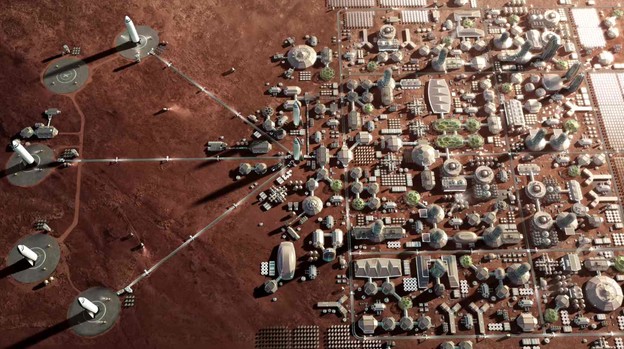 VIDEO: Muskov grad na Marsu i baza na Mjesecu