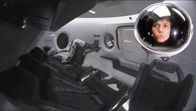 VIDEO: Ripley iz Aliena ide na testni let Crew Dragonom