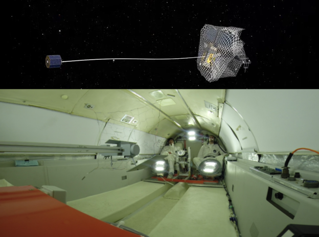 VIDEO: Test mreže za lov na satelite u mikrogravitaciji VIDEO: Test mreže za lov na satelite u mikrogravitaciji