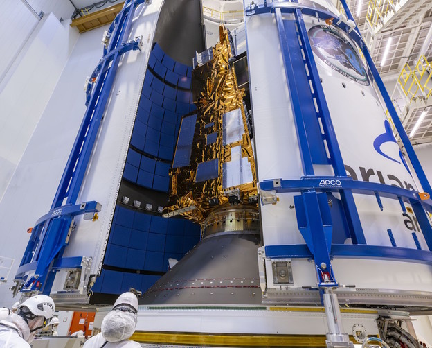 MetOp-SG satelit je spojen na raketu Ariane 6
