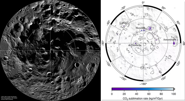 Na Mjesecu potvrđene rupe koje mogu sadržavati čvrsti CO2