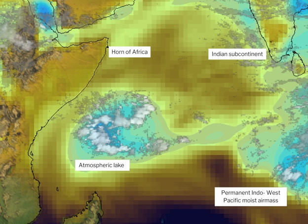 Novootkrivena oluja je atmosfersko jezero Novootkrivena oluja je atmosfersko jezero