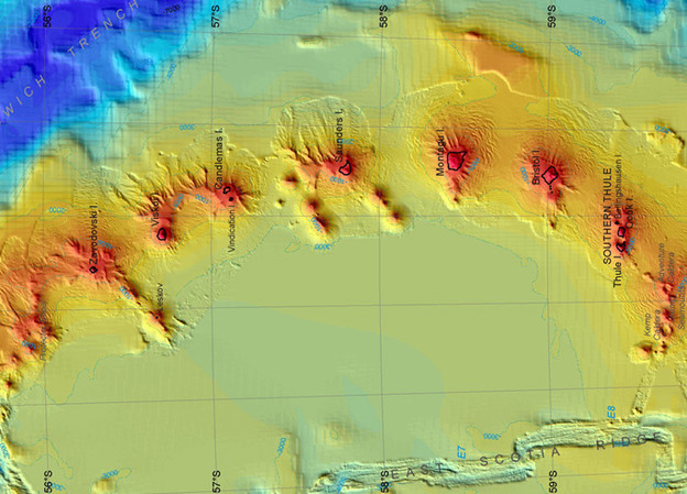 Otkriveni prvi vulkani ispod ledenog mora