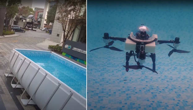 VIDEO: Dron koji se kreće zrakom i pod vodom