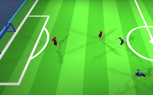 VIDEO: Pogledajte kako AI igrači uče igrati nogomet