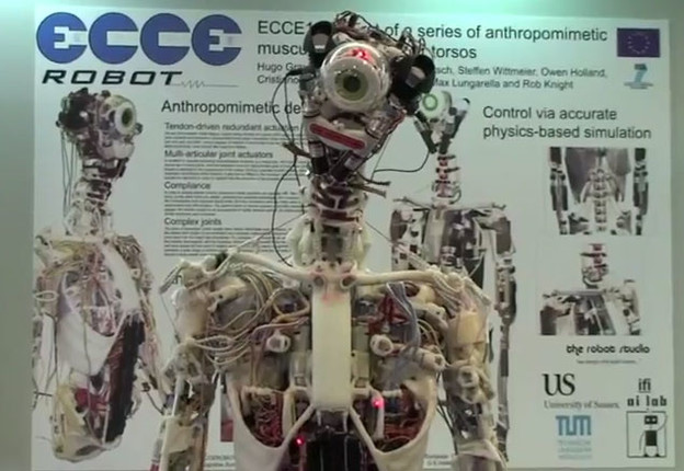 Video: Robot s ljudskim kosturom Video: Robot s ljudskim kosturom