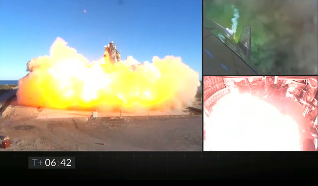 VIDEO: Starship uspješno uzletio i razbio se VIDEO: Starship uspješno uzletio i razbio se