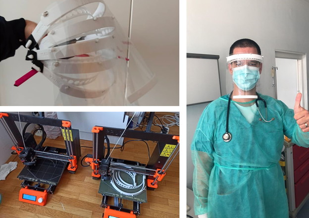 3D printanje vizira na inicijativu hrvatskih studenata 3D printanje vizira na inicijativu hrvatskih studenata