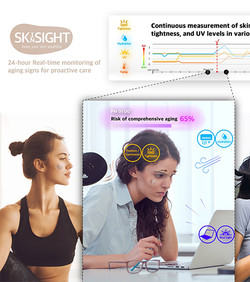 Flaster koji analizira starenje kože